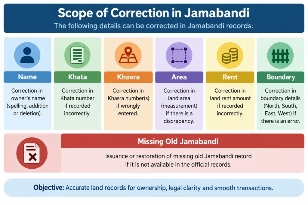 Errors that may be corrected through Parimarjan Plus Bihar